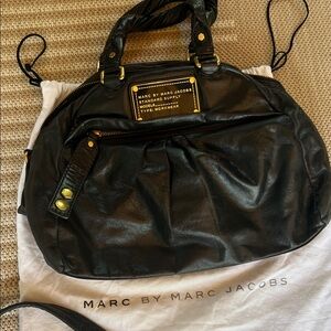 Marc by Marc Jacobs Black Hobo Bag with Removeable Strap